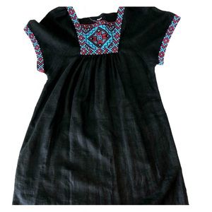 Madewell black above knee dress